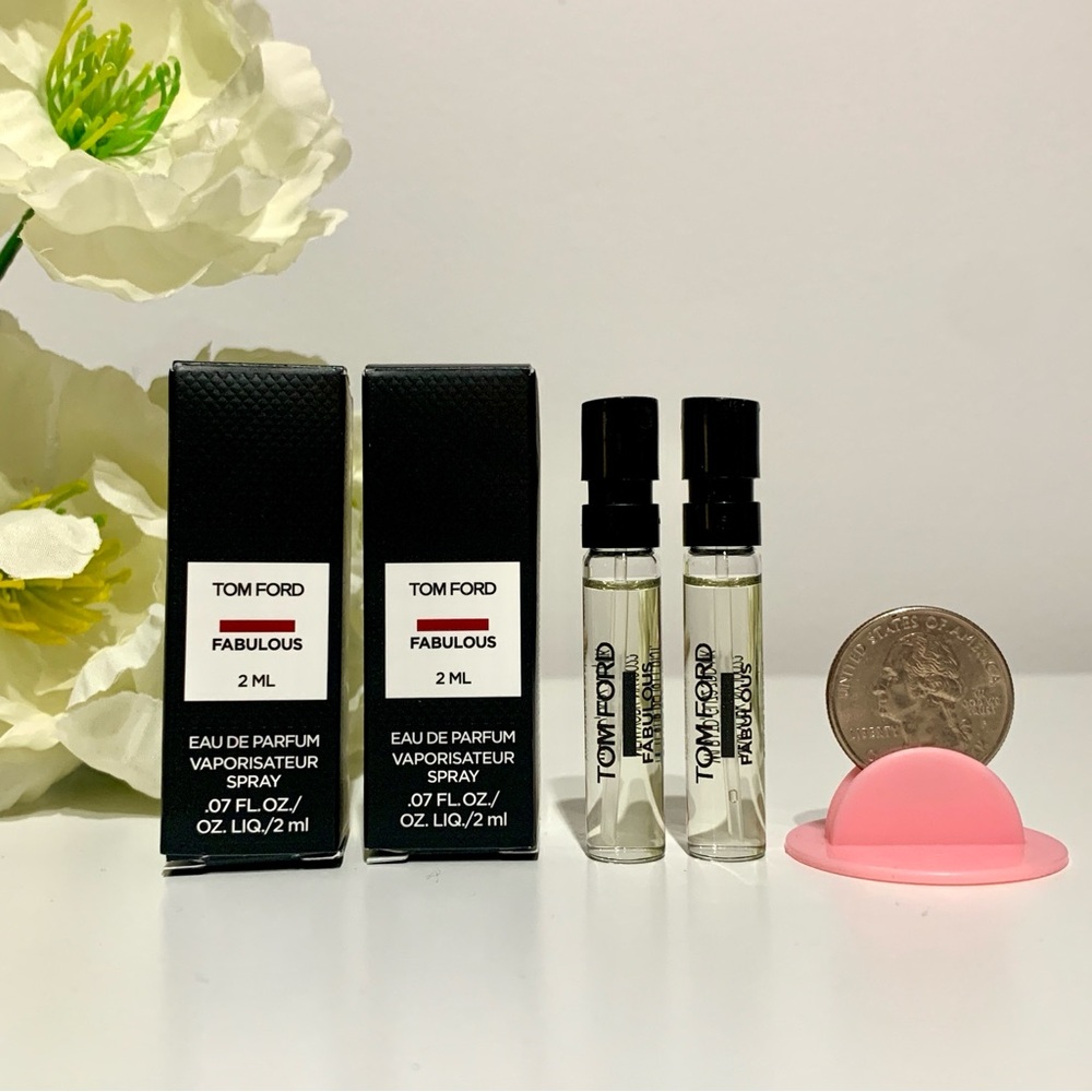2 Tom Ford F*cking Fabulous EDP Unisex Sample Vials Spray 2ml Each New in Box